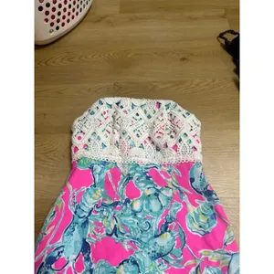 Lilly Pulitzer Strapless Floral Dress thumbnail 2