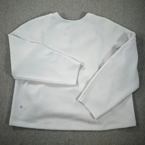 Lululemon AirWrap Modal Crew Sweatshirt Alpine White 16 Boxy Cropped Pullover thumbnail 10
