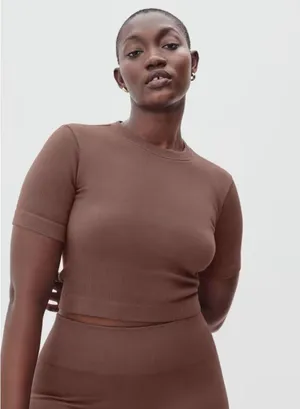 Everlane The Seamless Tee Women’s Size M/L A13 thumbnail 4