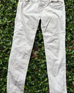 White Straight-Leg MISS ME Jeans thumbnail 1