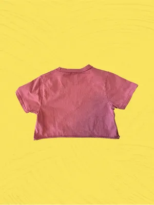 Brandy Melville John Galt Cropped Butterfly Tee thumbnail 2