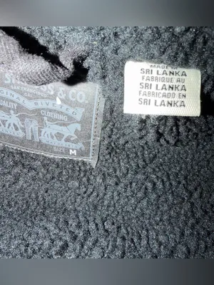 Levi's Black Sherpa-Lined Denim Jacket medium thumbnail 3
