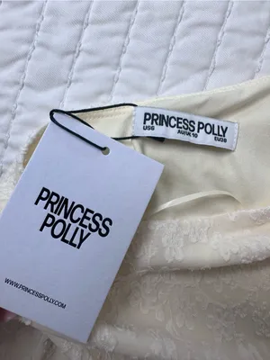 Princess Polly Women’s 6 Toomba One-Shoulder Silver Ring-Detail Crop Top - Cream thumbnail 11