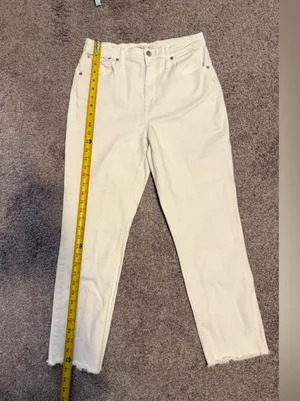 Madewell Jeans size 26 high rise slim crop boyjeans thumbnail 3