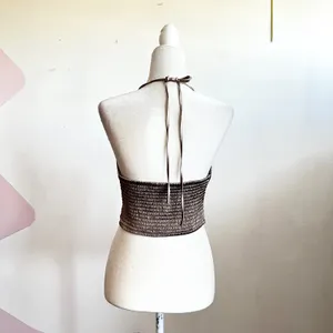 Garage‎ Satin Babydoll Halter Top Coquette Fairycore Soft Girl Romantic Medium thumbnail 2