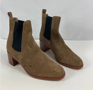Steve Madden Rhiannon Suede Chelsea Ankle Boot in Brown Size 10 thumbnail 1