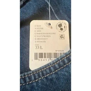 Free People Carina Ultra Soft Low Rise 90s Baggy Boyfriend Jeans Blue 33 Long thumbnail 8