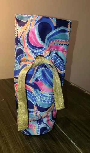 Lilly Pulitzer NWOT Wine Tote Ocean Jewel thumbnail 1