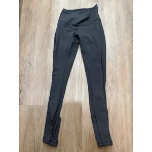 Lululemon High Waist Black‎ Mesh Panel Leggings Women's Size 4 thumbnail 4