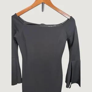 Lulus Black Off The Shoulder Bell Sleeve Bodycon Mini Dress Small thumbnail 6