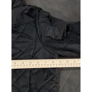 Jaclyn Smith Black Quilted Parka Coat with Faux Fur Hood‎ Winter Jacket D-7 thumbnail 6