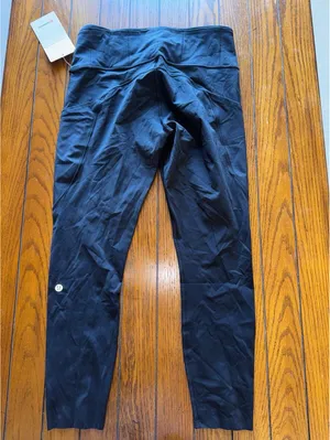 Lululemon Fast & Free With Pockets High Rise 25” Black Size 10 NWT thumbnail 3