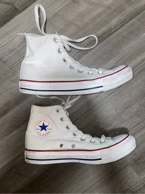 White Converse All Star high top sneakers thumbnail 3