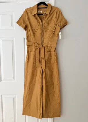 Anthropologie Maeve The Colette Weekend Zip Front Jumpsuit, Size 12 thumbnail 3