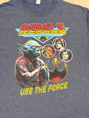 & Other Stories 🔥 Vintage Star Wars Rebels “Use the Force” T-Shirt 🔥 thumbnail 2