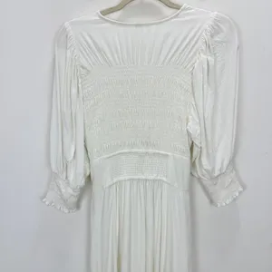 Free People String Of Hearts Maxi Dress Dress Linen Blend Ivory White Small thumbnail 14