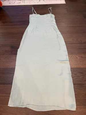 Princess Polly Light Green Maxi Slip Dress Size 0 - C33-088 thumbnail 8