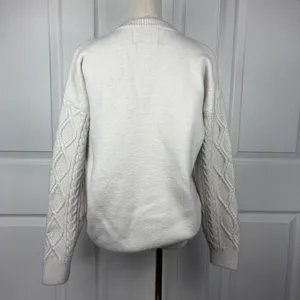Aelfric Eden cream cable knit sweater thumbnail 2
