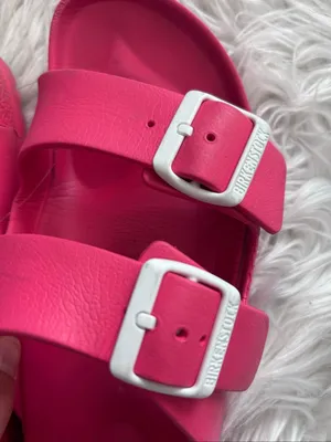 BIRKENSTOCK Arizona Pink Slides Sandals Womens Size 8 thumbnail 4
