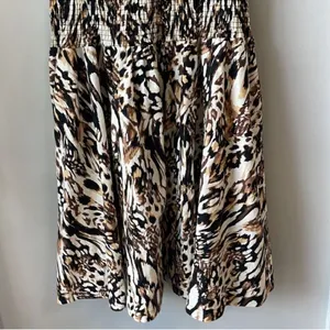 NWOT Midnight Velvet Midi Animal Print Dress thumbnail 5