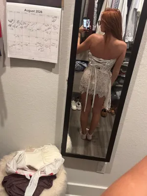 House Of CB White lace corset dress thumbnail 3