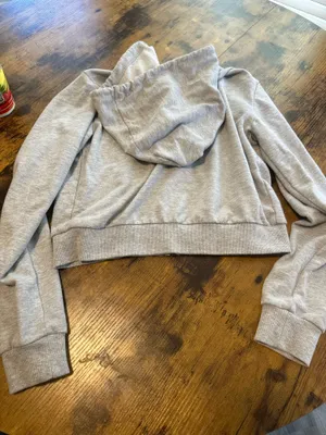 mossimo gray cropped jacket thumbnail 4