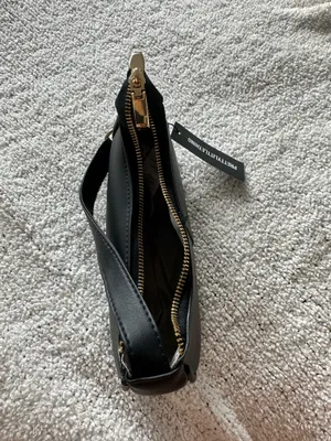 Black and gold mini shoulder bag thumbnail 2