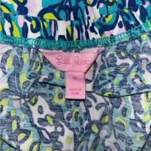 Lilly Pulitzer Windsor strapless dress in the "Sea Blue It's a Stretch" thumbnail 4