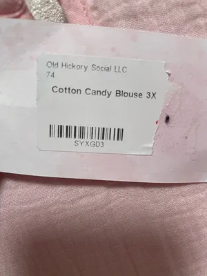 Cotton Candy Women’s Ruffle Sleeve Blouse Pink Size undefined thumbnail 4