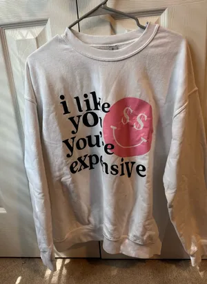 Gildan I like you Expensive crewneck thumbnail 1