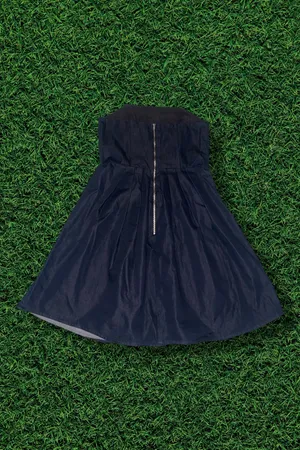 Eight Sixty Navy Strapless Dress thumbnail 2