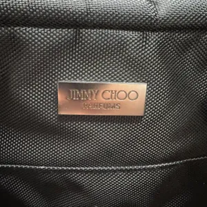 Jimmy Choo Black Travel Duffel‎ Bag Womens Shoulder Carry On Weekender Overnight thumbnail 2