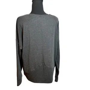 Kuhl Women Charcoal Gray Heather Long Sleeve Thumbhole Pocket Top Size L Hiking thumbnail 5