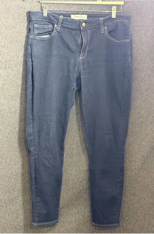 Gap Women's Blue and Navy Trousers thumbnail 1