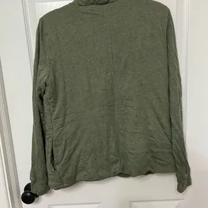 Anthropologie Saturday Sunday Homestead Green Quilted Zip-Up Jacket‎ Size Small thumbnail 6