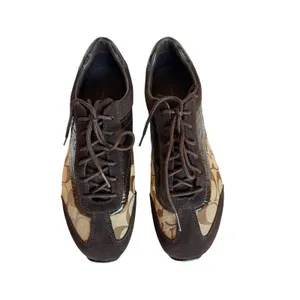 COACH Shoes Womens Size 10 Kodie Brown Signature C Logo Low Top Sneaker Comfort thumbnail 2