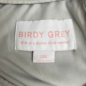 Birdy Grey Moni Halter Gown Silver Grey Chiffon Bridesmaid Dress 2XL NWT Pockets thumbnail 11