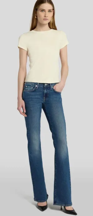 7 for all Mankind ORIGINAL‎ BOOTCUT Denim Jeans Medium Wash Size 26 thumbnail 1