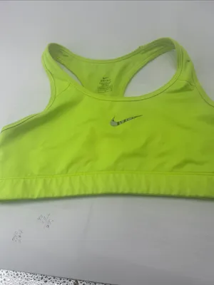 Nike Neon Lime Racerback Sports Bra thumbnail 2