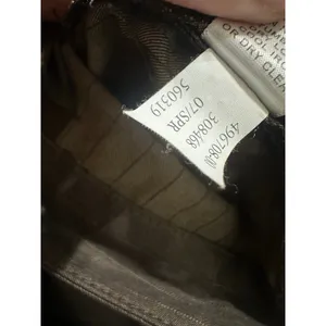 Banana Republic Martin Fit Pinstripe‎ Wide Leg Crop Pants Brown Cotton Silk 8 thumbnail 8