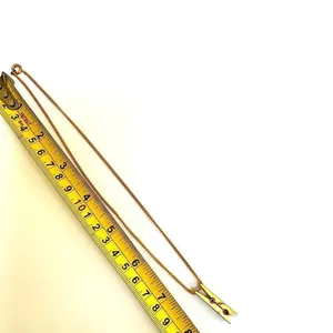 Gold tone clothes pin pendant necklace thumbnail 8