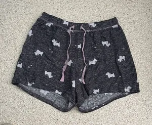 Laura Ashley Black and Pink Patterned Athletic Shorts thumbnail 1