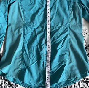 ASCENT Lightweight blue-green sun shirt with that perfect washed, outdoorsy patina thumbnail 7