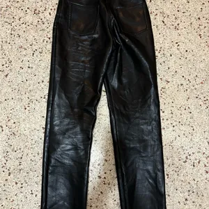 Aritzia Wilfredthe Melina high waist vegan leather pants black 4 thumbnail 7