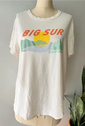 Big Sur Retro Graphic Cotton T Shirt• Sz XL thumbnail 1
