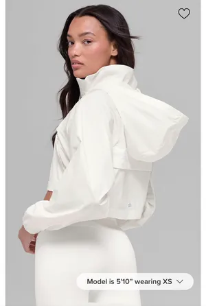 Alo Yoga Cropped Playmaker Jacket thumbnail 6