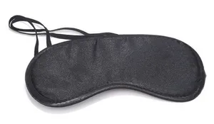 Black Satin Sleep Mask thumbnail 1