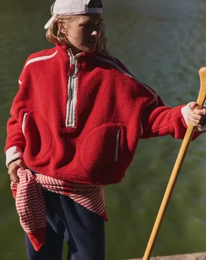 Free People Mountain Half-Zip Fleece thumbnail 2