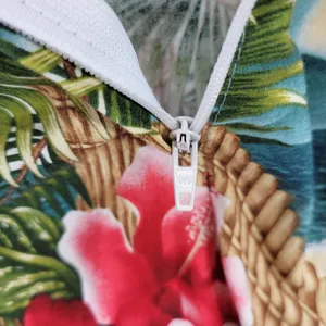 VTG KYs Hawaiian Dress Womens S Tropical Floral Beach Sleeveless Mini Sundress thumbnail 6