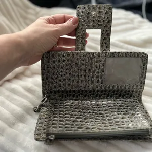 Kenneth Cole Reaction vegan patent leather wristlet wallet thumbnail 4